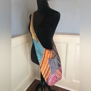 Rainbow Boho Shoulder Bag